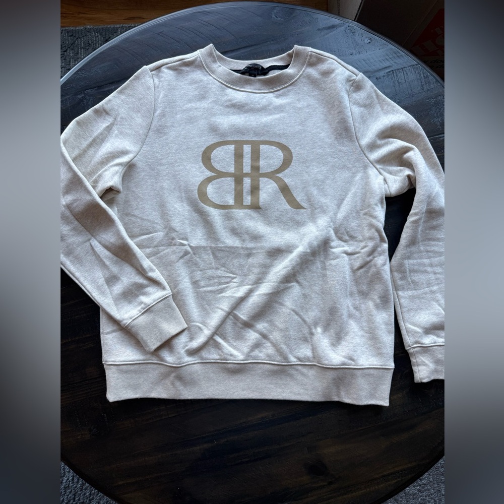 BANANA REPUBLIC Beige Logo Sweatshirt